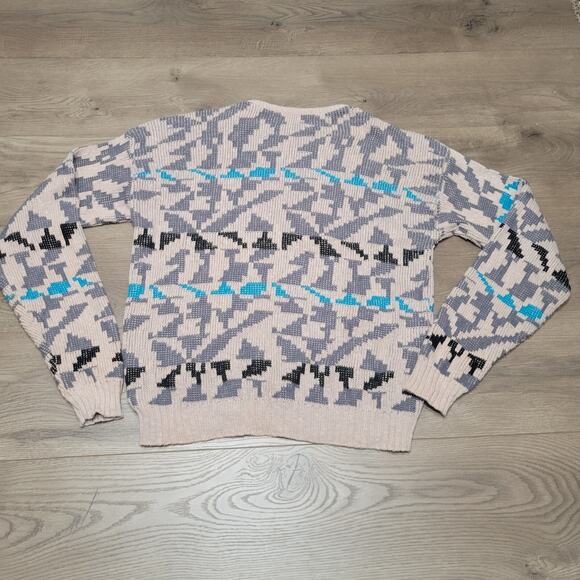 Vintage Sprockets Sweater Men Extra Large Beige USA Made Golf Dad Preppy Casual - Picture 7 of 7